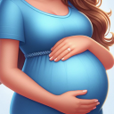 Mommy & newborn babyshower Icon