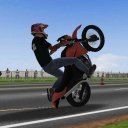 Moto Wheelie 3D Icon