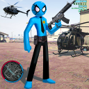 US Spider Police Stickman Rope Hero Strange Vegas Icon